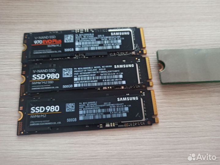 Ssd nvme samsung980 500/1000gb