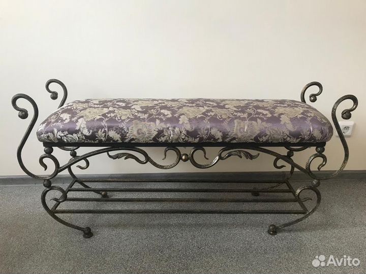 Банкетка кованая