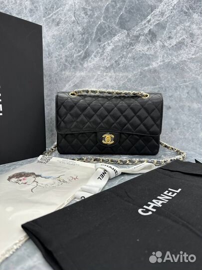 Сумка chanel натуральная кожа