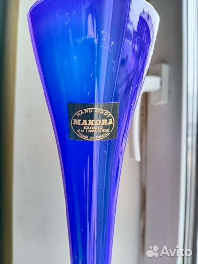 Ваза цветное стекло