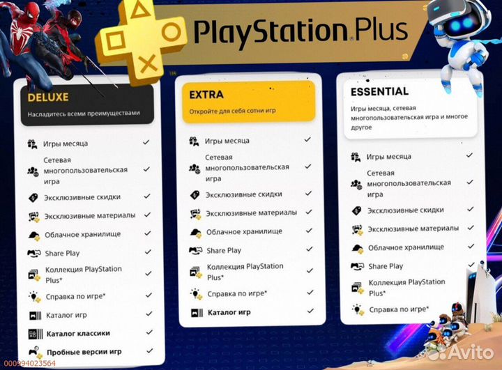 Подписка ps plus турция delux на ps5 ps4 (Арт.86825)
