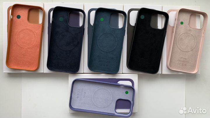 Кожаный чехол iPhone 13 Pro/Pro Max