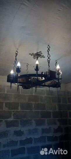 Кованая люстра