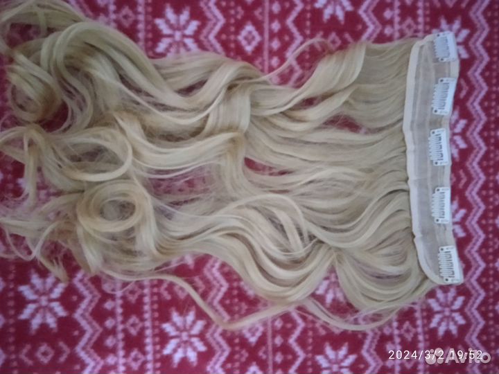 Шиньон на крабе 2 шт