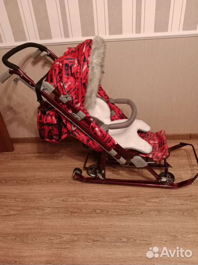 Санки коляска ника 7- 8s