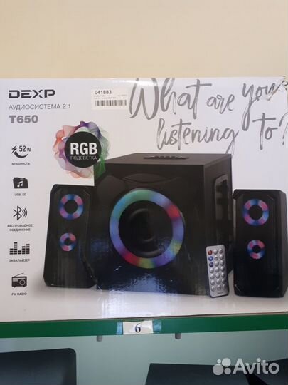 Акустика Dexp T650 2.1