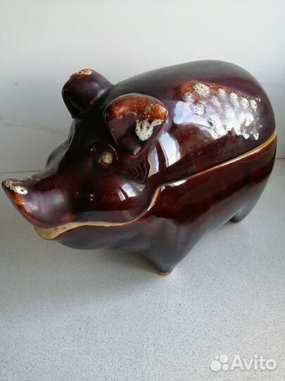 Горшок для запекания свинья 2л