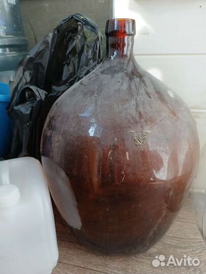 Бутыль стеклянная СССР