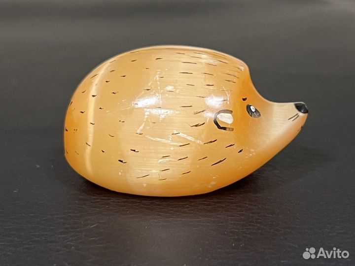 Статуэтка селенит Ёжик 5 х 2,5 см