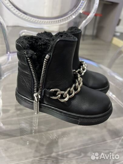 Ботинки зимние для девочки 22 размер Miss Grant
