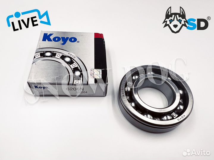 Подшипник коленвала 6206N Koyo