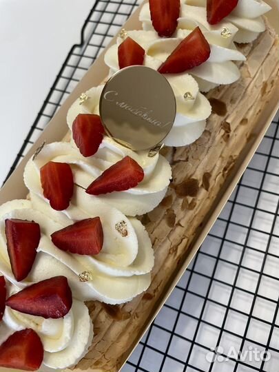 Меренговый рулет