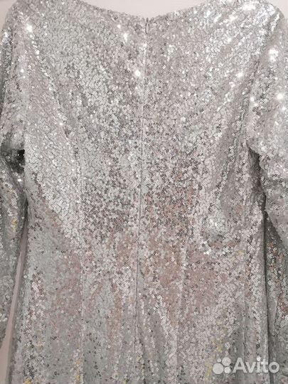 Платье женское вечернее с пайетками 48