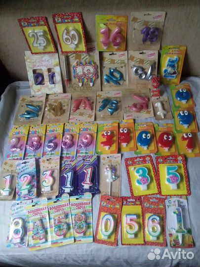 Пакеты подарочные, упак.бумага, свечки на торт