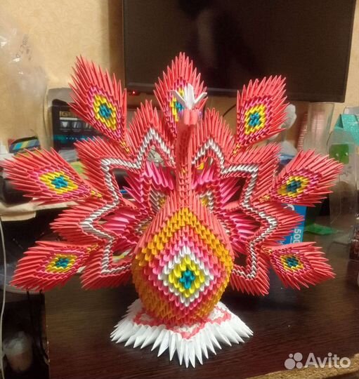 Модульное оригами лебедь