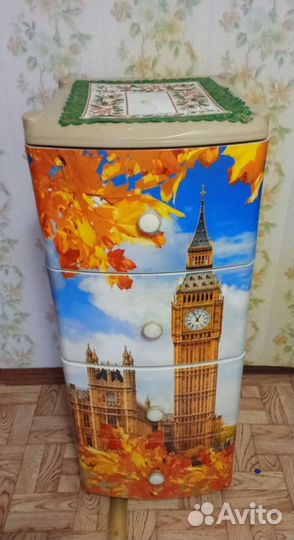 Пластиковый комод