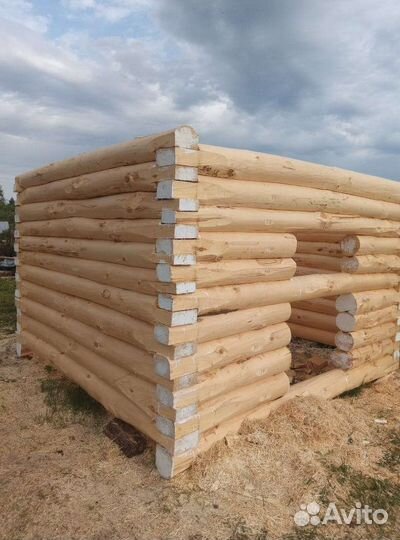 Срубы для бани из осины 3*3