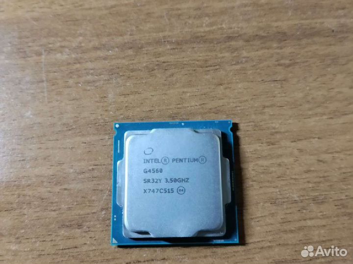 Процессор 1151 v1 g4560 2 ядра 4 потока