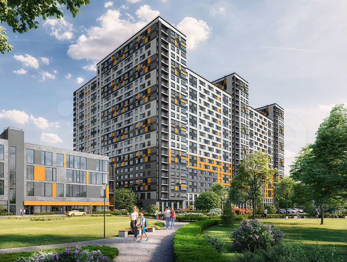 1-к. квартира, 44,3 м², 13/22 эт.