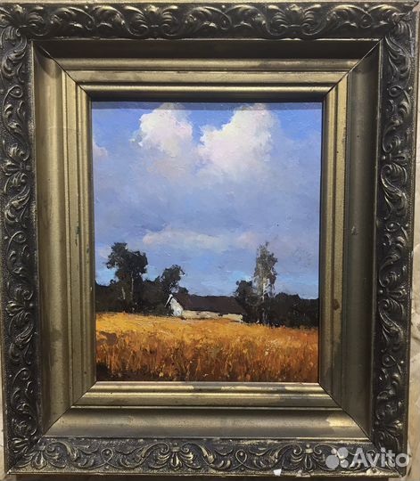 Картина маслом старая