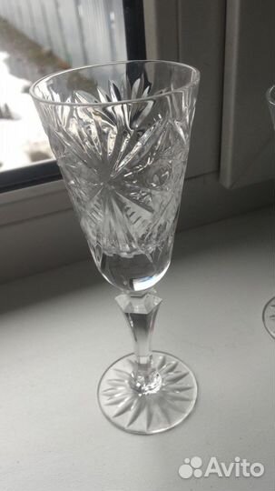 Хрустальные фужеры СССР