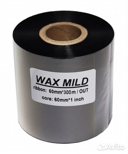 Риббон К 100*300 wax,out,вт.100