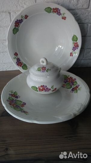 Блюдо. Набор из 2 шт.+ солонка