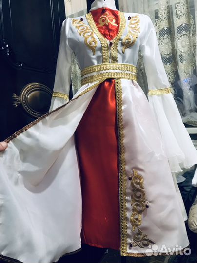 Национальное платье для девочки 8-9 лет