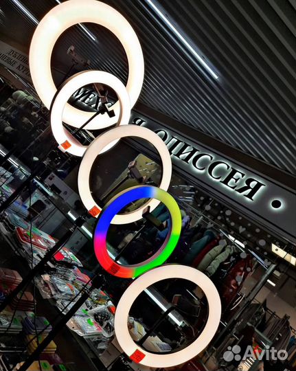 Кольцевая лампа все размеры