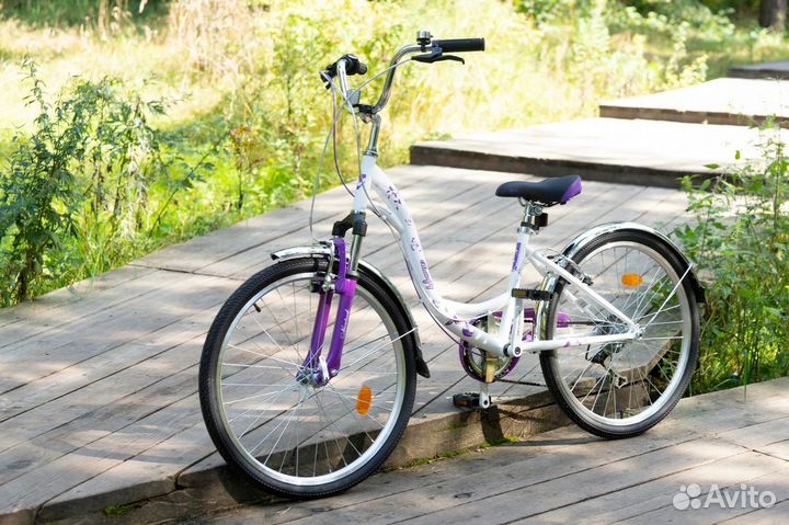 Велосипед подростковый Novatrack Butterfly 24