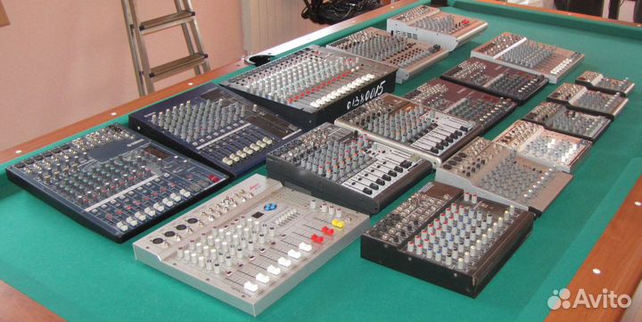 Микшерный пульт 17шт Микшер Yamaha Behringer Alto