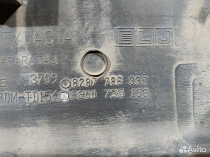 Молдинг двери задний левый Renault Sandero хэтчбек