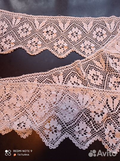 Кружево ручная вязка