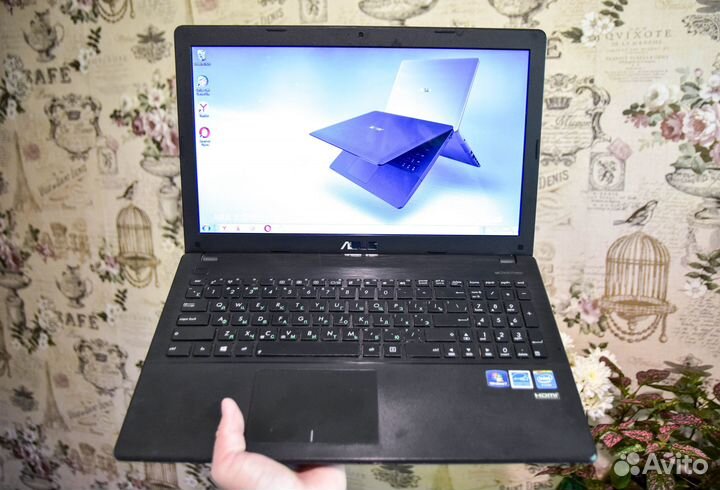 Быстрый красивый ноутбук asus 500\4гб + мышь