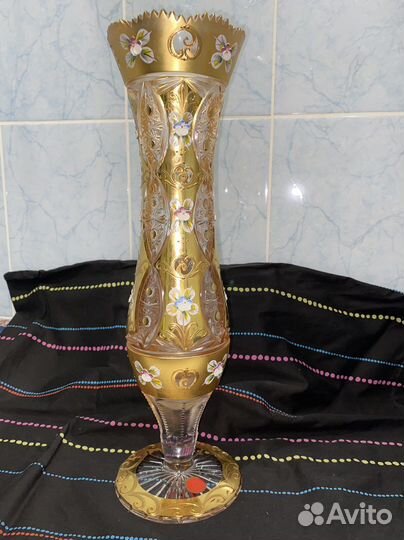 Хрустальная ваза Чехия