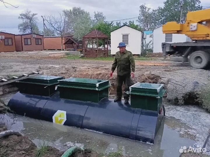 Септик Гринлос Аэро 5 - Монтаж за 1 день