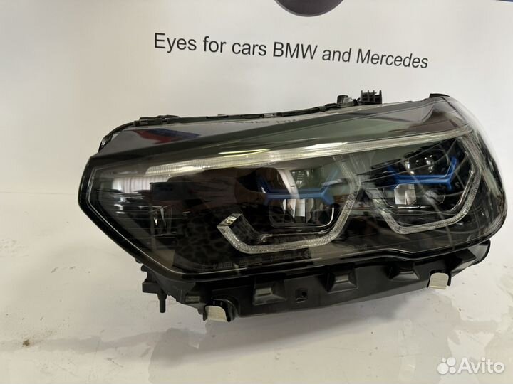 Левая фара BMW G06 G05 laser Shadow line дорест