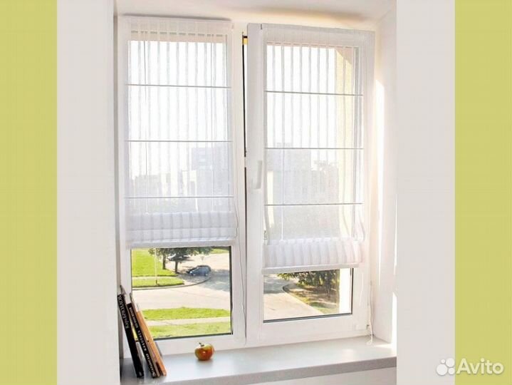 Рулонные шторы день ночь