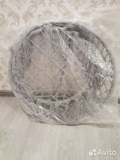 Подвесное плетеное кресло гамак