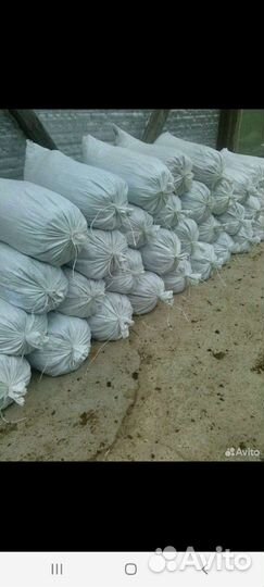 Навоз перегной в мешках конский