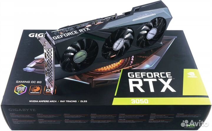 Видеокарта gigabyte GeForce RTX 3050 gaming OC