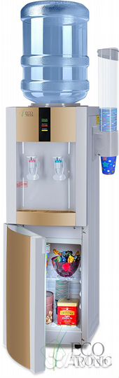 Кулер для воды Ecotronic H1-LCE Gold со шкафчиком