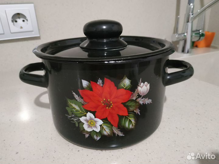 Кастрюли эмалированные посуда