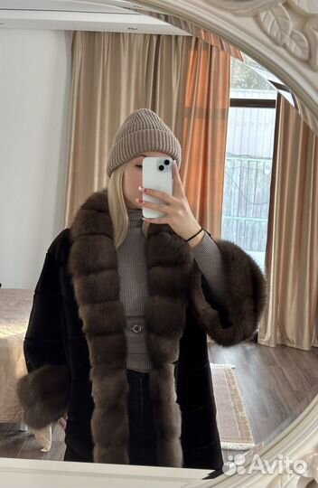 Шуба норковая стриженная 42 44 46