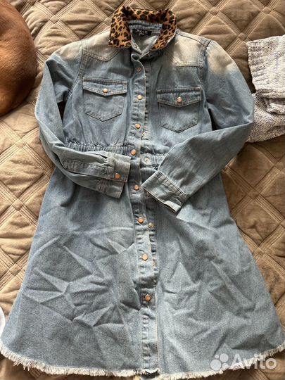 Платье для девочки джинсовое