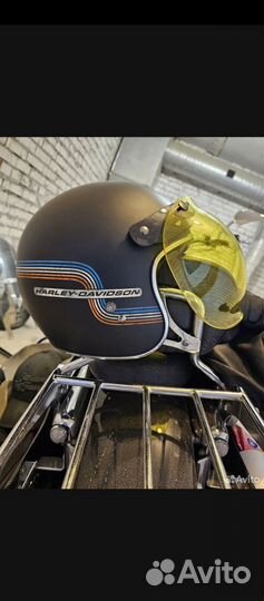 Мотошлем Bell Harley Davidson retro tank stripe