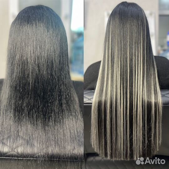 Биопротеиновые волосы наращивание