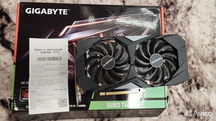 Gigabyte GeForce GTX 1660 Ti OC гарантия днс