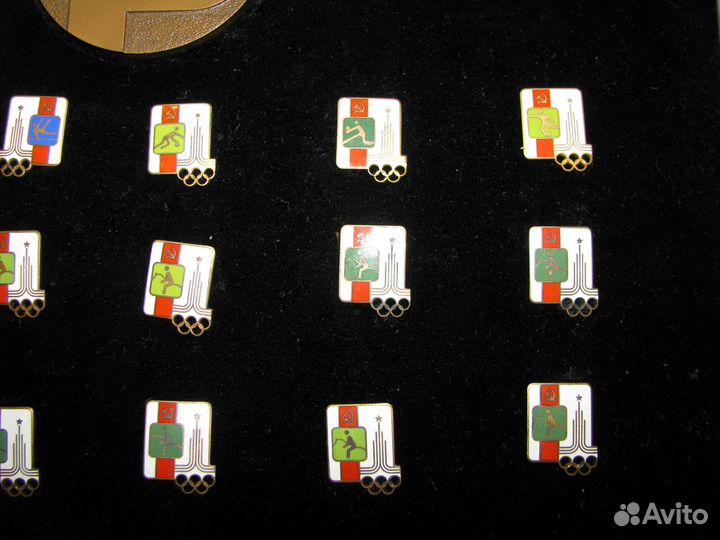Набор знаков 22-я Олимпиада в Москве