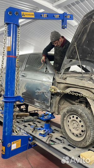 Кузовной ремонт, вытяжка аварийных авто